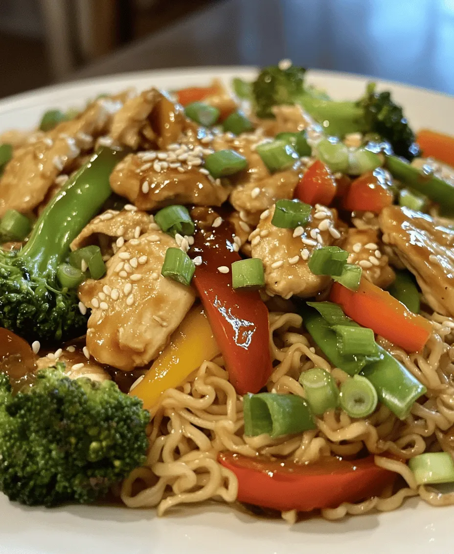 Stir fry dishes have gained immense popularity around the globe, and for good reason. Their appeal lies not only in the tantalizing combination of fresh ingredients and vibrant flavors but also in their versatility and speed of preparation. Whether you're a culinary novice or a seasoned chef, stir frying offers an easy way to whip up a nutritious and delicious meal. One standout dish that embodies these qualities is the Chicken Ramen Stir Fry. This delightful recipe is not only quick to prepare but also packed with flavor, making it an ideal choice for a busy weeknight dinner or a lazy weekend meal.