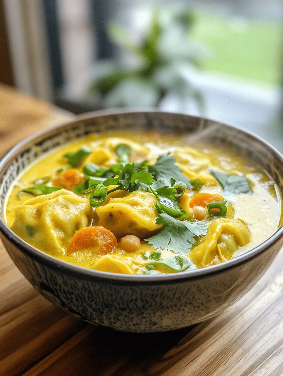If you’re looking for a comforting, flavorful meal that can warm your soul on a chilly day or brighten your spirits during a sunny afternoon, look no further than the Best Curry Dumpling Soup. This dish combines the heartiness of dumplings with a rich, aromatic soup base infused with the vibrant flavors of curry, creating a delightful fusion that caters to both the palate and the body. Whether you're a seasoned vegetarian or just exploring plant-based options, this recipe is designed to be versatile, satisfying, and utterly delicious.
