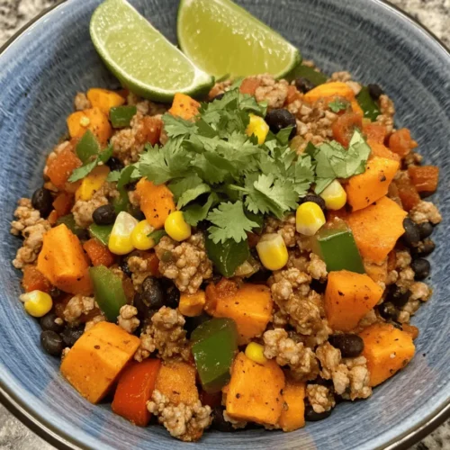 In the world of healthy cooking, few dishes stand out as much as a Ground Turkey Sweet Potato Skillet. This delightful one-pan meal is not only a feast for the senses but also embodies the principles of convenience, flavor, and nutrition—making it an ideal choice for busy weeknights. When you’re juggling work, family, and personal commitments, finding the time to prepare a nutritious meal can feel like an overwhelming task. However, with this skillet recipe, you can whip up a delicious dinner in no time.