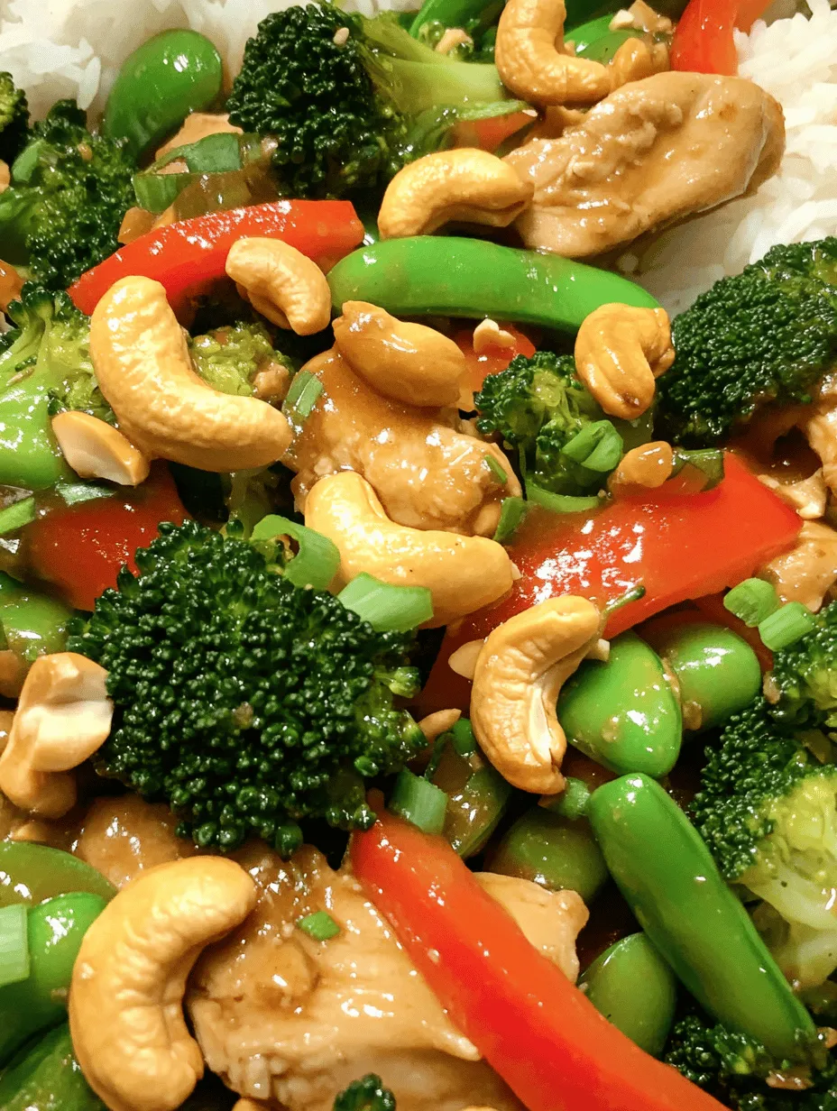One of the primary concerns with takeout meals is the nutritional content, which often includes high levels of sodium, unhealthy fats, and added sugars. The Better-Than-Takeout Cashew Chicken addresses these concerns by offering a healthier version that showcases the benefits of cooking at home. When you make this dish, you can control the ingredients, ensuring that you use whole foods that provide essential nutrients.