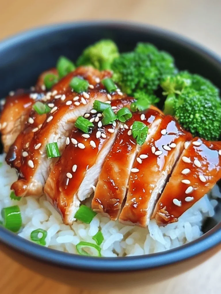 The Teriyaki Chicken Rice Bowl is a beloved dish that showcases the harmonious blend of flavors and textures characteristic of Japanese cuisine. With its roots deeply embedded in Japanese culinary traditions, this dish has transcended borders, becoming a favorite for many worldwide. The essence of the Teriyaki Chicken Rice Bowl lies in its simple yet delightful combination of tender chicken thighs, perfectly cooked rice, and a luscious teriyaki sauce that brings everything together.