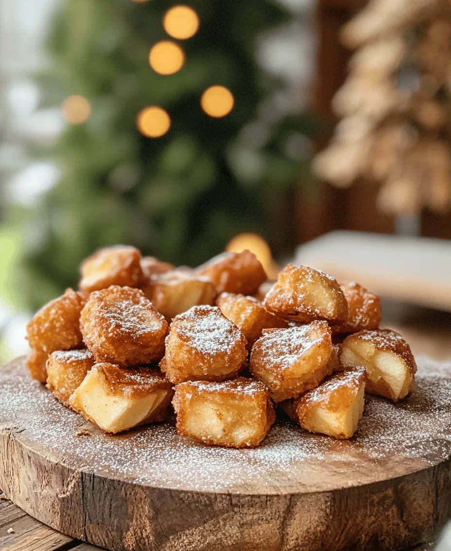 If you’re looking for a delightful twist on traditional apple fritters, then look no further than apple fritter bites. These charming little morsels encapsulate the essence of fall with their warm, spiced flavors and sweet, tender apple filling. Unlike their larger counterparts, these bite-sized treats are perfect for snacking or serving as a dessert at any gathering. With a crispy exterior and a soft, apple-filled center, apple fritter bites are sure to satisfy your sweet tooth while providing the comforting nostalgia of homemade goodies.