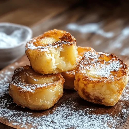 If you’re looking for a delightful twist on traditional apple fritters, then look no further than apple fritter bites. These charming little morsels encapsulate the essence of fall with their warm, spiced flavors and sweet, tender apple filling. Unlike their larger counterparts, these bite-sized treats are perfect for snacking or serving as a dessert at any gathering. With a crispy exterior and a soft, apple-filled center, apple fritter bites are sure to satisfy your sweet tooth while providing the comforting nostalgia of homemade goodies.