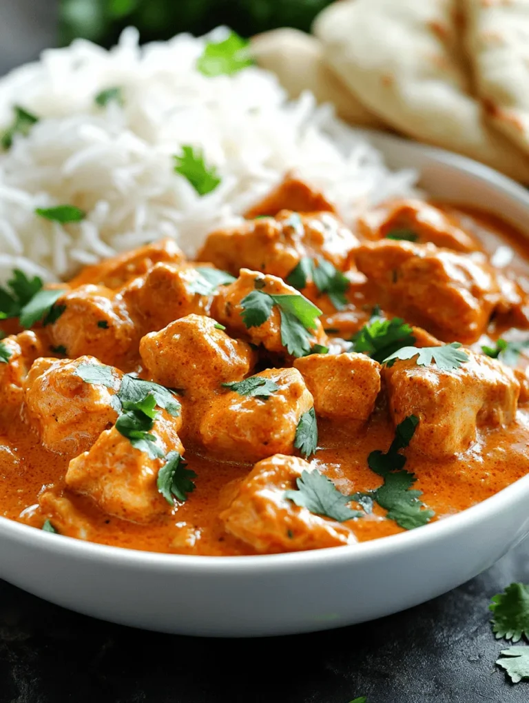 Butter Chicken, known as "Murgh Makhani" in Hindi, is a quintessential dish in Indian cuisine that has captured the hearts and taste buds of food lovers around the globe. This creamy, mildly spiced curry features tender pieces of chicken enveloped in a rich tomato-based sauce, making it a comfort food favorite. The appeal of Butter Chicken lies not only in its mouthwatering flavor but also in its versatility; it can be enjoyed with steamed rice, naan, or even as a filling for wraps.