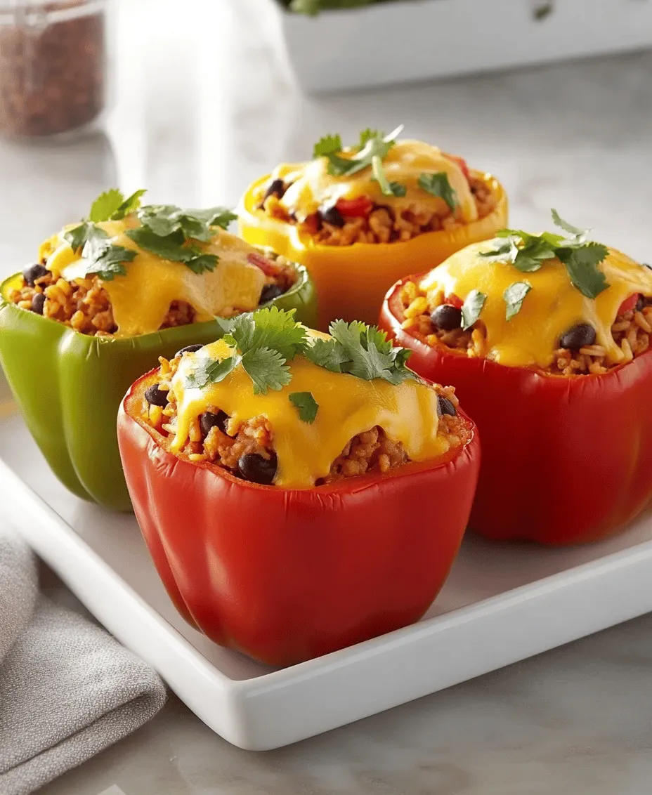 Taco Stuffed Bell Peppers are a delightful and versatile dish that brings together the best elements of Mexican cuisine with the wholesome goodness of fresh vegetables. This recipe is perfect for anyone seeking a balanced meal bursting with flavor. The combination of tender bell peppers filled with a savory mixture of seasoned meat, beans, corn, and rice creates a satisfying entrée that is both nutritious and comforting. Whether you are cooking for your family, prepping meals for the week, or entertaining guests, Taco Stuffed Bell Peppers fit the bill. They are not only visually appealing but also provide an excellent opportunity to incorporate a variety of fresh ingredients into your diet.