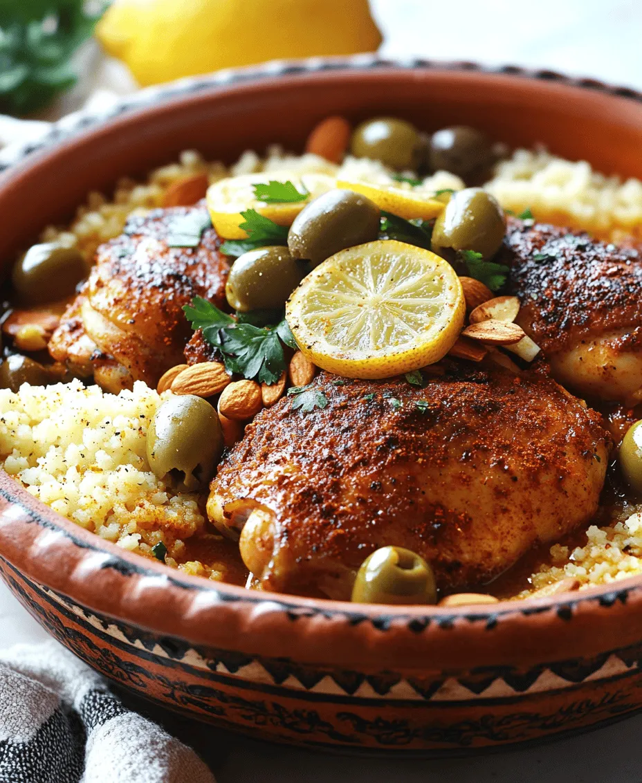 Moroccan cuisine is a vibrant tapestry of flavors, colors, and aromas that reflects the country's rich history and cultural influences. Known for its fusion of spices and ingredients, Moroccan cooking captivates the palate and invites exploration. One dish that embodies this culinary artistry is the Moroccan Chicken Tagine with Olives and Preserved Lemons. This traditional recipe showcases the unique flavor profiles of Moroccan spices, the tender juiciness of slow-cooked chicken, and the zesty brightness of preserved lemons.