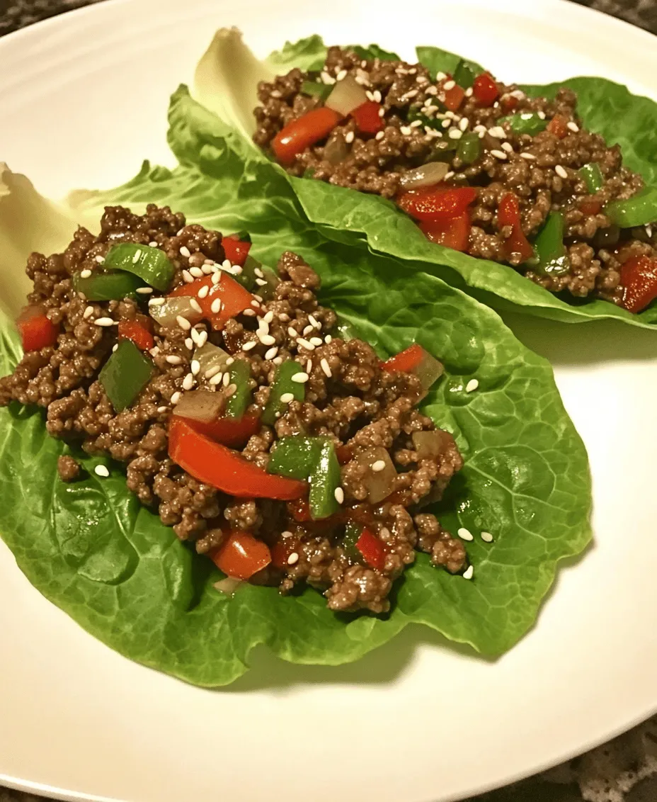 Savory Asian-Style Ground Beef Lettuce Wraps have become a culinary sensation, captivating taste buds and redefining mealtime experiences. This delightful dish offers a refreshing twist on traditional wraps, marrying the robust flavors of seasoned ground beef with the crisp, refreshing crunch of fresh lettuce. The appeal lies not only in the dish's taste but also in its versatility; it can be served as a light appetizer, a main course, or even as a healthy party snack.