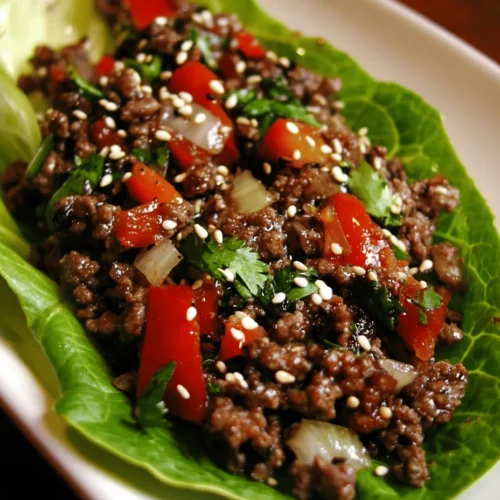 Savory Asian-Style Ground Beef Lettuce Wraps have become a culinary sensation, captivating taste buds and redefining mealtime experiences. This delightful dish offers a refreshing twist on traditional wraps, marrying the robust flavors of seasoned ground beef with the crisp, refreshing crunch of fresh lettuce. The appeal lies not only in the dish's taste but also in its versatility; it can be served as a light appetizer, a main course, or even as a healthy party snack.