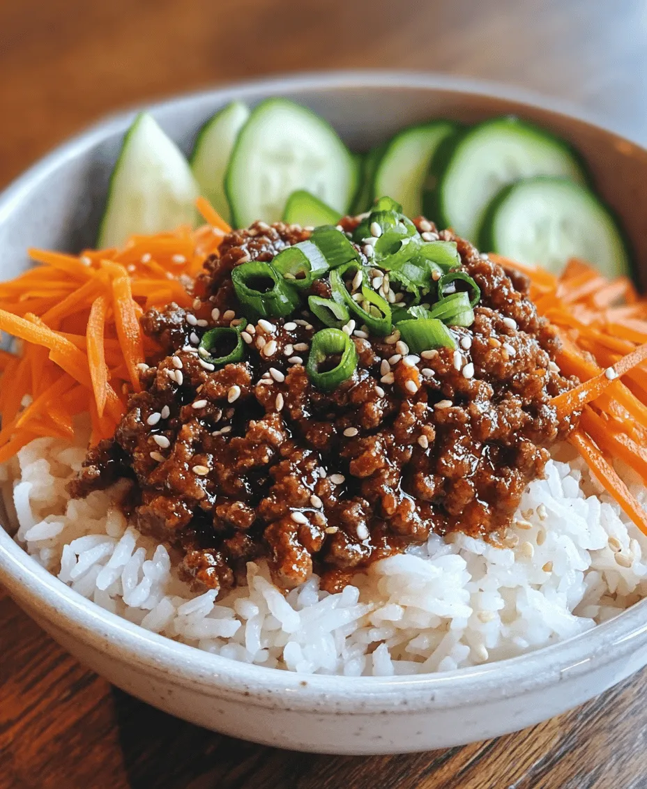 Korean cuisine is a vibrant tapestry of flavors, colors, and textures, celebrated not only in its homeland but also around the world. With its perfect blend of sweet, savory, spicy, and umami notes, Korean dishes have captured the hearts (and taste buds) of food enthusiasts everywhere. One dish that stands out for its simplicity, rapid preparation, and robust flavor is the Korean Ground Beef Bowl. This delightful meal encapsulates the essence of Korean culinary traditions while being remarkably accessible for home cooks, making it a popular choice for busy weeknights.