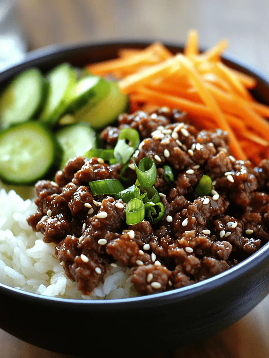 Korean cuisine is a vibrant tapestry of flavors, colors, and textures, celebrated not only in its homeland but also around the world. With its perfect blend of sweet, savory, spicy, and umami notes, Korean dishes have captured the hearts (and taste buds) of food enthusiasts everywhere. One dish that stands out for its simplicity, rapid preparation, and robust flavor is the Korean Ground Beef Bowl. This delightful meal encapsulates the essence of Korean culinary traditions while being remarkably accessible for home cooks, making it a popular choice for busy weeknights.