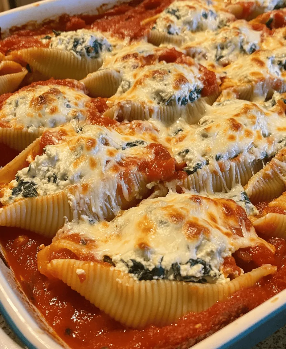 If you’re on the lookout for a dish that embodies comfort and satisfaction, look no further than Easy Spinach & Ricotta Stuffed Shells. This Italian-inspired meal offers a delightful combination of flavors and textures that make it a beloved choice for families and gatherings alike. As a versatile dish, it caters to various tastes while being simple enough for weeknight dinners. The creamy ricotta cheese paired with fresh spinach, all enveloped in tender pasta shells and topped with gooey melted cheese, creates a symphony of taste that is hard to resist.