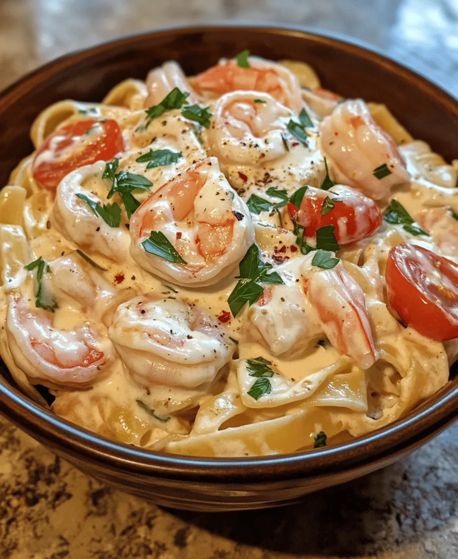 Pasta is often referred to as the ultimate comfort food, and for good reason. Its versatility allows it to pair with a myriad of sauces and ingredients, making it a canvas for culinary creativity. When combined with the rich essence of creamy garlic sauce and tender shrimp, it becomes a dish that tantalizes the taste buds, offering a delightful marriage of flavors and textures.