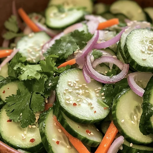 In recent years, Asian-inspired salads have surged in popularity, becoming a staple in homes and restaurants alike. Their vibrant flavors, fresh ingredients, and healthful properties make them a go-to choice for anyone seeking a light yet satisfying dish. Among these delicious options, the Crisp & Zesty Asian Cucumber Salad stands out as a delightful ensemble of textures and tastes that can elevate any meal.