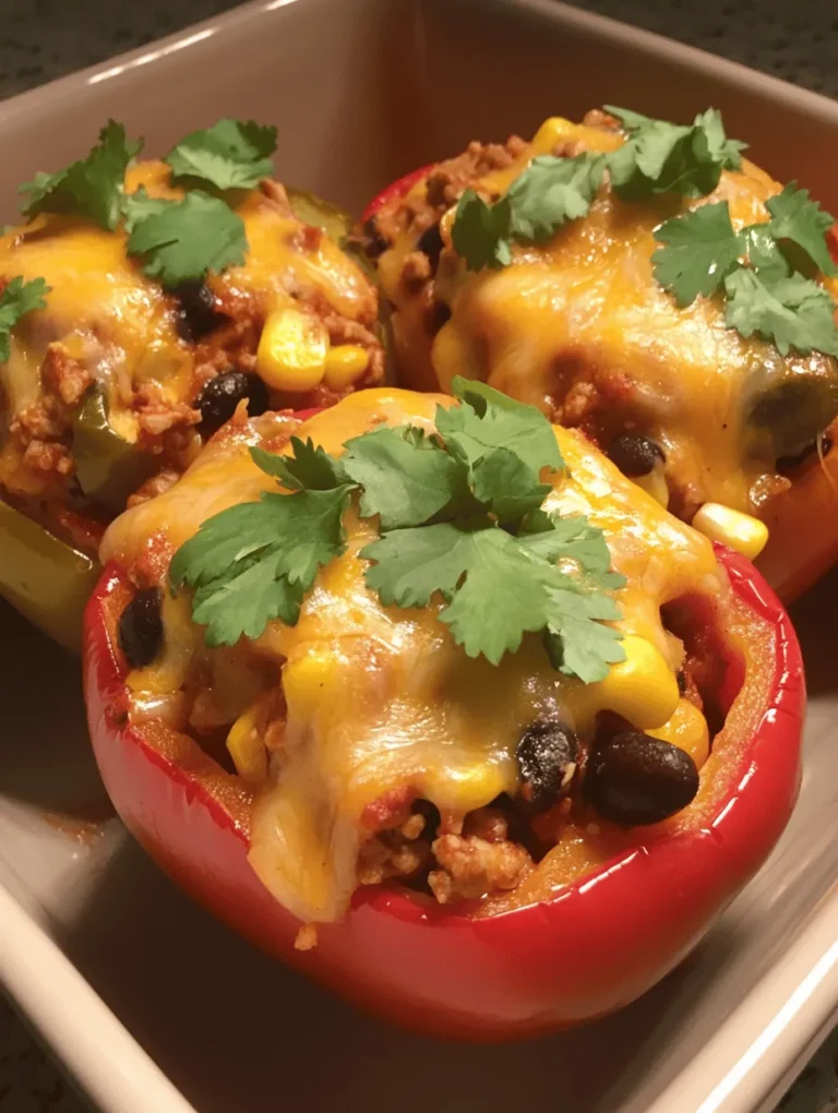 If you're on the lookout for a dish that combines healthiness, flavor, and ease of preparation, look no further than spicy turkey-stuffed bell peppers. This delightful recipe is not just a feast for the eyes but also a wholesome meal that can satisfy your hunger while keeping your nutritional goals in check. The vibrant colors of the bell peppers, paired with the savory filling, make for a dish that’s as appealing as it is nutritious.