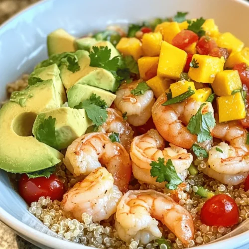 Imagine a dish that transports you to sun-soaked beaches with every bite—a vibrant medley of flavors and textures that not only tantalize your taste buds but also nourish your body. The Tropical Shrimp & Avocado Delight is just that—a culinary escape into the world of tropical cuisine, where fresh ingredients and bright flavors come together in a delightful harmony. This dish is perfect for warm summer days, casual gatherings, or even a special dinner, making it a versatile addition to any recipe collection.