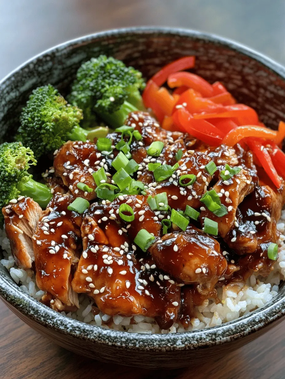 To create the perfect Sticky Chicken Rice Bowls, it's essential to understand the role of each ingredient in this delightful dish. Here’s a closer look at the key components that come together to create this culinary masterpiece.