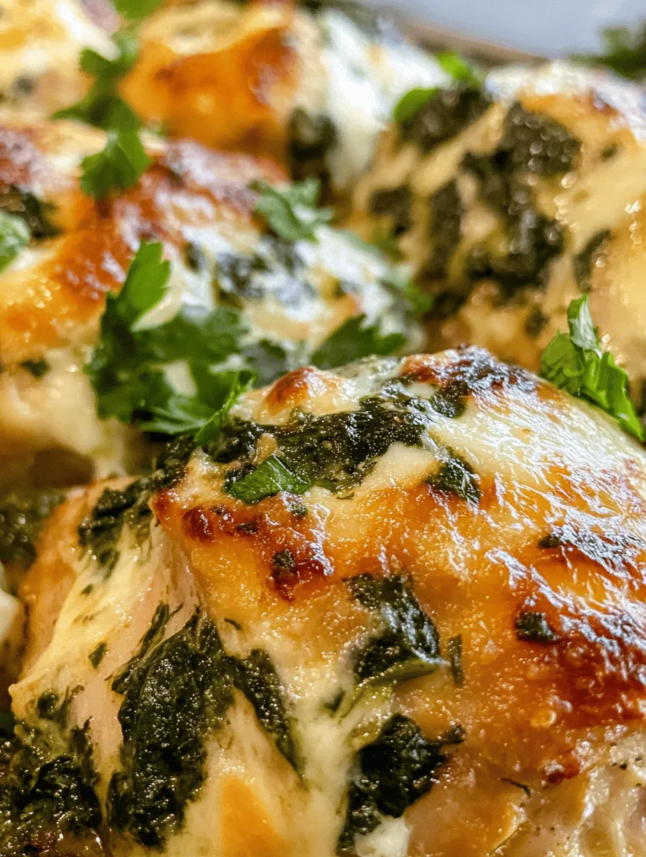 Stuffed chicken breasts have long been a staple in kitchens around the world, transforming a simple piece of poultry into a gourmet dish that captivates the senses. The allure of a perfectly stuffed chicken breast lies in its ability to marry flavors and textures, creating a delightful experience with every bite. Among the myriad of stuffing options available, the savory herb and spinach filling stands out for its robust flavors and nutritional benefits. This dish combines vibrant fresh spinach, aromatic herbs, and rich cream cheese, making it not only an impressive centerpiece for family dinners but also an ideal choice for special occasions.