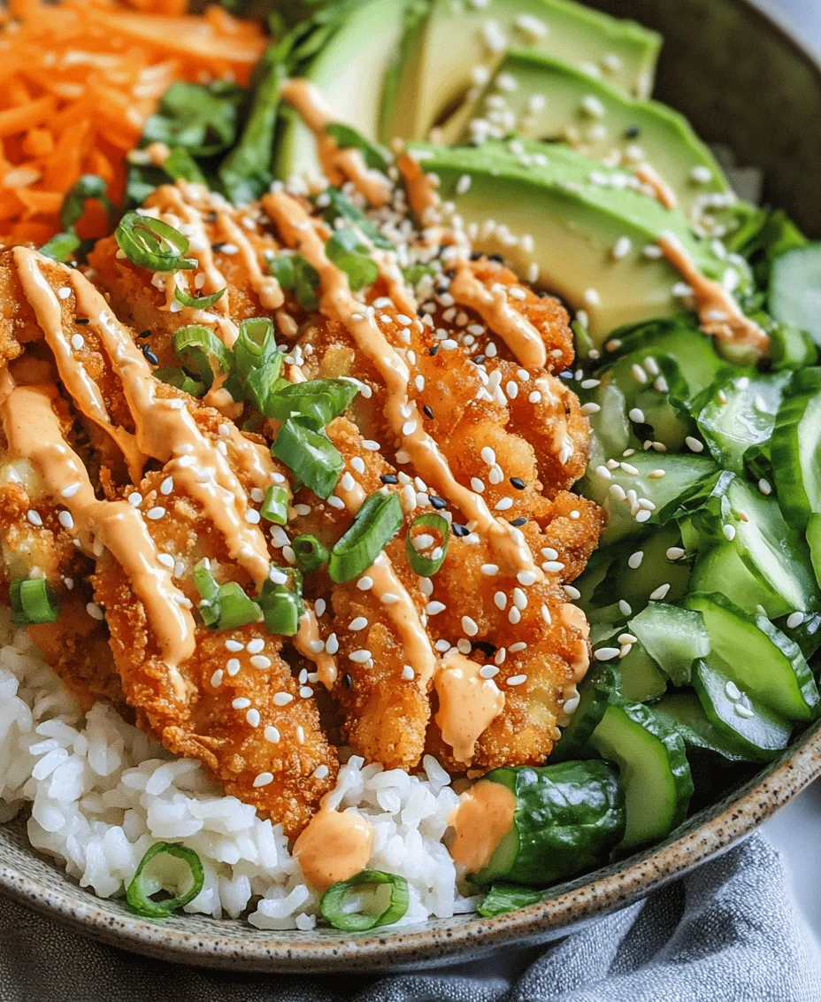 Bang Bang Chicken Bowls have taken the culinary world by storm, combining succulent chicken, a creamy and spicy sauce, and fresh, vibrant vegetables into a bowl that is not only visually appealing but also bursting with flavor. This dish has gained immense popularity in recent years, particularly among those seeking quick yet satisfying meals that can be enjoyed at home or on the go. The allure of Bang Bang Chicken Bowls lies in their perfect balance of textures and tastes: crispy chicken, creamy sauce, and a medley of fresh vegetables come together harmoniously, making every bite a delight.