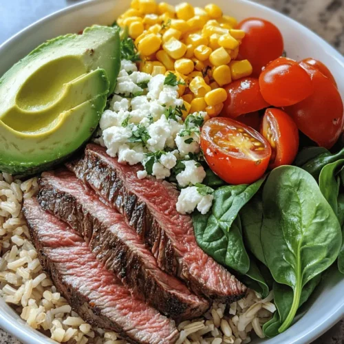 The steak bowl is more than just a meal; it’s a versatile culinary canvas that allows you to combine flavors, textures, and nutritional benefits in one delightful dish. Perfectly suited for a quick weeknight dinner, meal prep for the busy week ahead, or a centerpiece for gatherings with friends and family, the Ultimate Steak Bowl caters to a variety of palates and occasions. The best part? It’s entirely customizable, allowing you to incorporate your favorite ingredients while ensuring a delicious and satisfying experience every time.