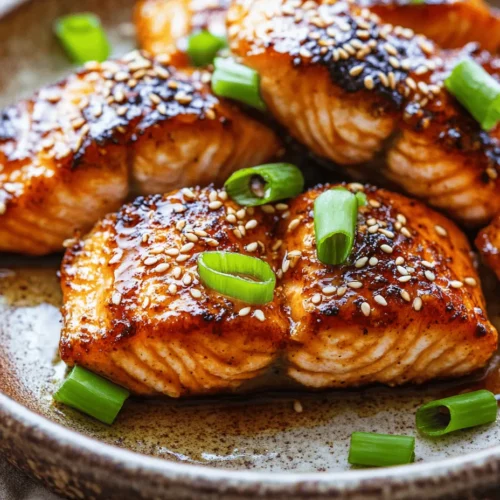 Crispy Honey Garlic Salmon Bites are a mouthwatering dish that combines the tenderness of salmon with a delectable sweet and savory coating. This dish has quickly become a favorite for those seeking an easy yet impressive recipe that can elevate any meal. Whether you’re preparing a family dinner, hosting a gathering, or simply indulging in a delightful treat, these salmon bites hit all the right notes. Their crispy exterior and flavorful interior make them a standout dish that appeals to both seafood lovers and those new to fish cuisine.