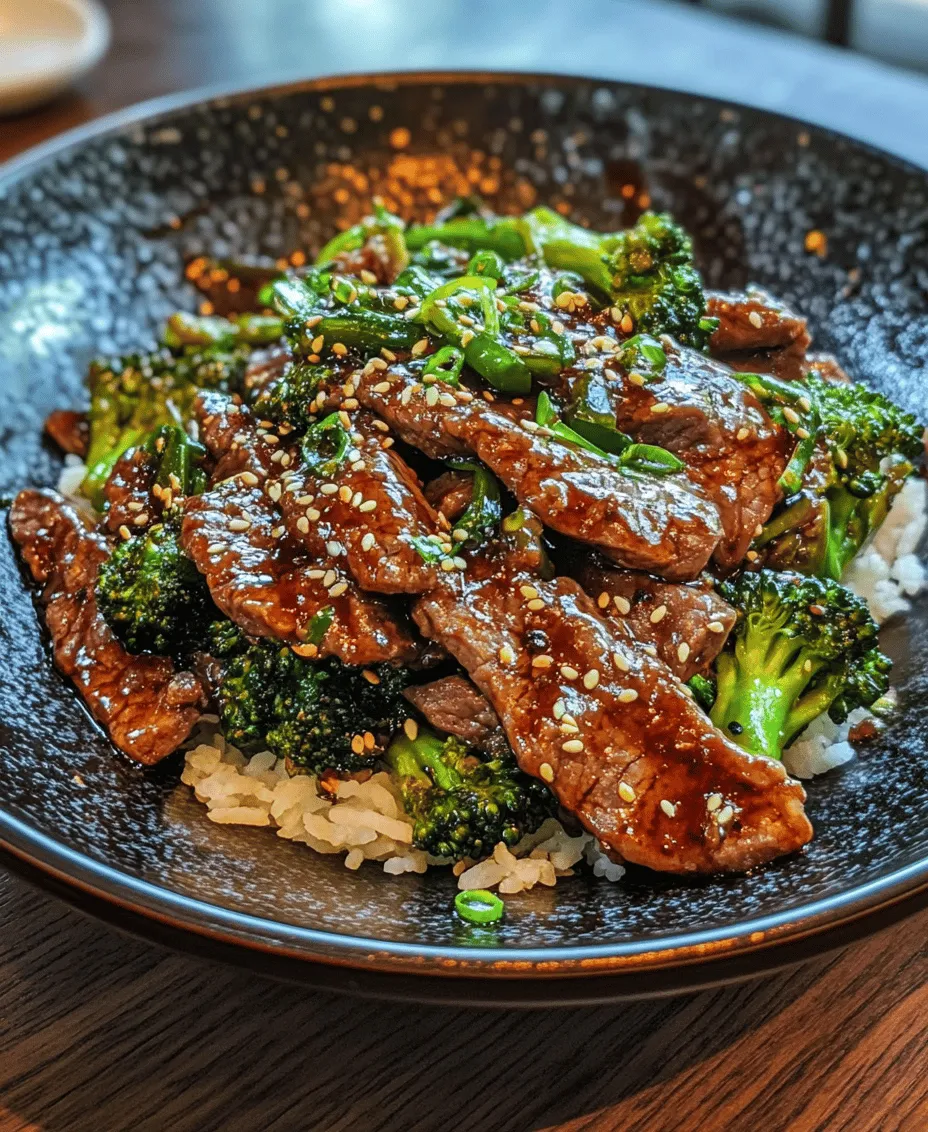 Wok-Tossed Beef & Broccoli Delight has become a celebrated dish in many households and restaurants, and for good reason. This classic stir-fry not only showcases the vibrant flavors and textures of tender beef and crisp broccoli but also embodies the essence of comfort food that is both satisfying and nutritious. With its Chinese culinary roots, this dish has transcended borders, becoming a staple in various cuisines around the world.