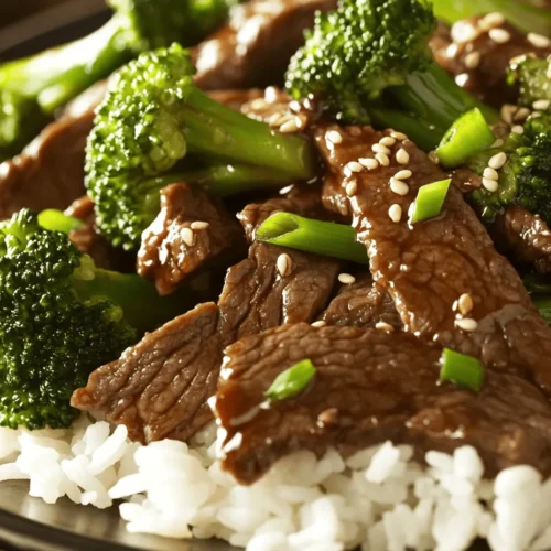 Wok-Tossed Beef & Broccoli Delight has become a celebrated dish in many households and restaurants, and for good reason. This classic stir-fry not only showcases the vibrant flavors and textures of tender beef and crisp broccoli but also embodies the essence of comfort food that is both satisfying and nutritious. With its Chinese culinary roots, this dish has transcended borders, becoming a staple in various cuisines around the world.