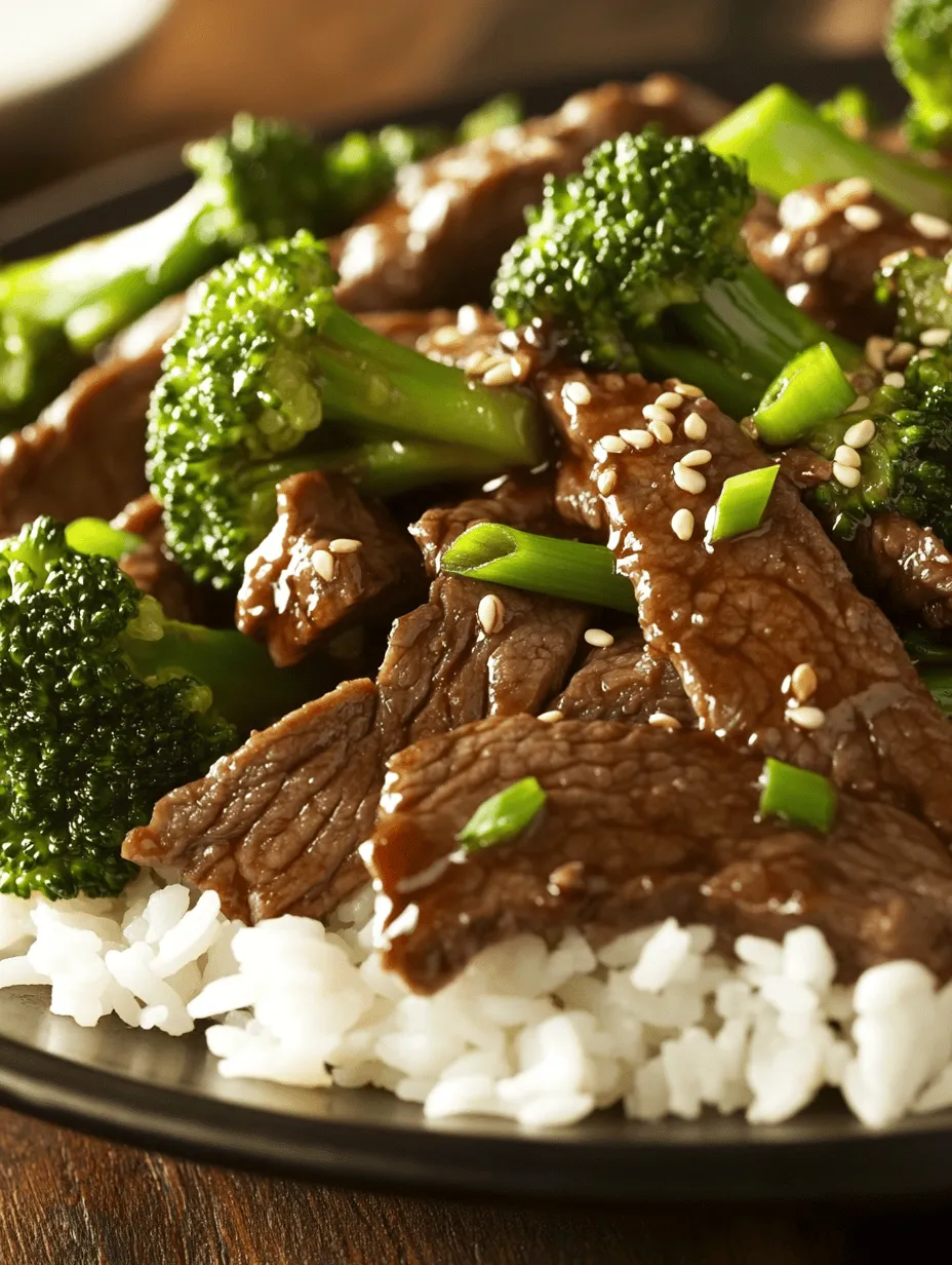 Wok-Tossed Beef & Broccoli Delight has become a celebrated dish in many households and restaurants, and for good reason. This classic stir-fry not only showcases the vibrant flavors and textures of tender beef and crisp broccoli but also embodies the essence of comfort food that is both satisfying and nutritious. With its Chinese culinary roots, this dish has transcended borders, becoming a staple in various cuisines around the world.