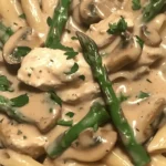 In the realm of culinary delights, few dishes offer the comforting combination of creamy sauces, tender chicken, and vibrant vegetables quite like Creamy Mushroom and Asparagus Chicken Penne. This recipe not only satisfies the palate but also provides a nutritious balance with its rich ingredients, making it the perfect choice for a variety of occasions. Whether you're preparing a weeknight dinner for your family or hosting a gathering with friends, this dish promises to impress with its delightful flavors and appealing presentation.