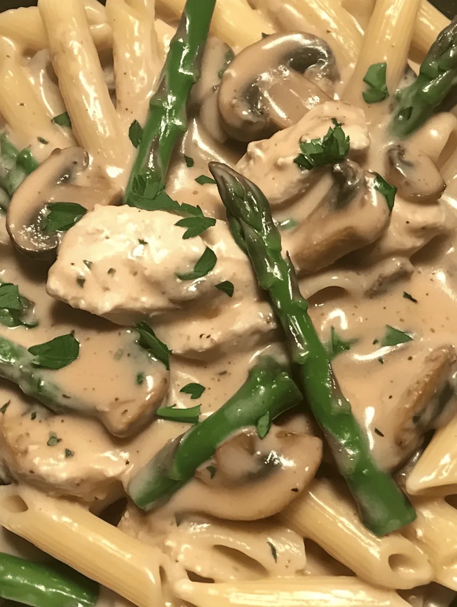 In the realm of culinary delights, few dishes offer the comforting combination of creamy sauces, tender chicken, and vibrant vegetables quite like Creamy Mushroom and Asparagus Chicken Penne. This recipe not only satisfies the palate but also provides a nutritious balance with its rich ingredients, making it the perfect choice for a variety of occasions. Whether you're preparing a weeknight dinner for your family or hosting a gathering with friends, this dish promises to impress with its delightful flavors and appealing presentation.