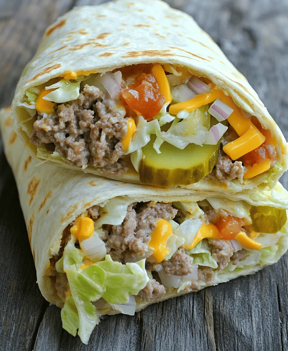 Fast food has become a staple in many households, offering convenience and quick meals for those on the go. However, with the growing awareness of health and nutrition, many are turning to homemade versions of their favorite fast food items. This not only allows for healthier choices but also provides an opportunity to customize flavors and ingredients to suit individual preferences. One such delightful creation is the Big Mac Wrap, an innovative twist on the classic Big Mac burger that promises to satisfy cravings without the guilt.