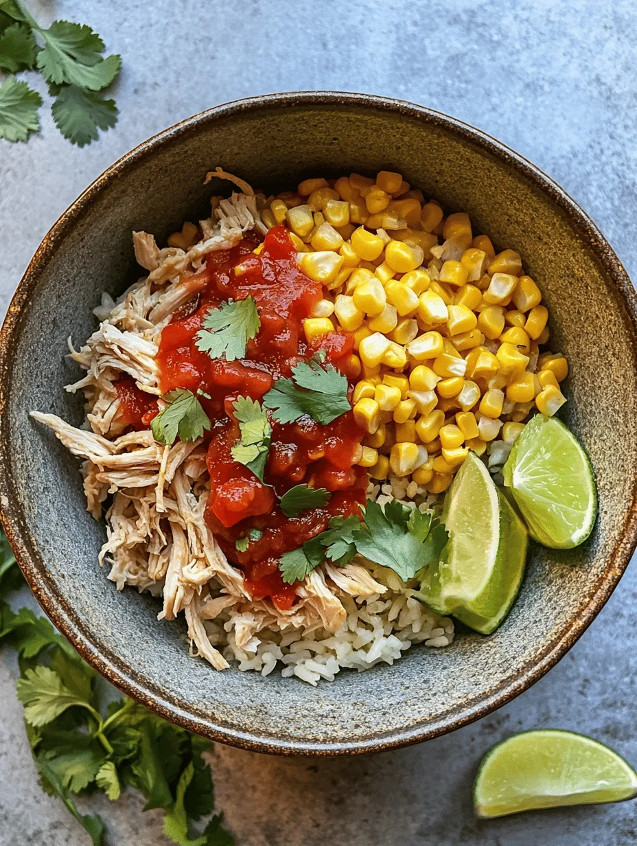 The Easy Street Corn Chicken Rice Bowl is a delightful and nutritious meal that brings together a medley of vibrant flavors and wholesome ingredients. This dish is perfect for those who lead busy lives yet crave a satisfying home-cooked meal. With its quick preparation time, the Easy Street Corn Chicken Rice Bowl stands out as an ideal choice for weeknight dinners or a hearty lunch option.