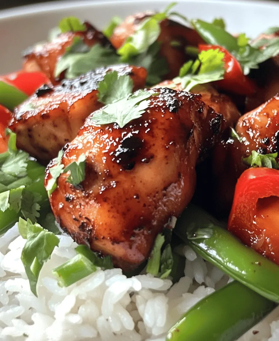 If you’re searching for a dish that perfectly encapsulates the essence of Thai cuisine, look no further than Sweet and Spicy Thai Chicken. This delightful recipe brings together a harmonious balance of flavors, making it a standout choice for any occasion. Imagine succulent pieces of boneless chicken thighs coated in a rich, sticky glaze that beautifully marries the sweetness of honey with the fiery kick of Sriracha. The savory undertones from soy sauce and fish sauce elevate the dish, creating a flavor profile that is both enticing and satisfying.