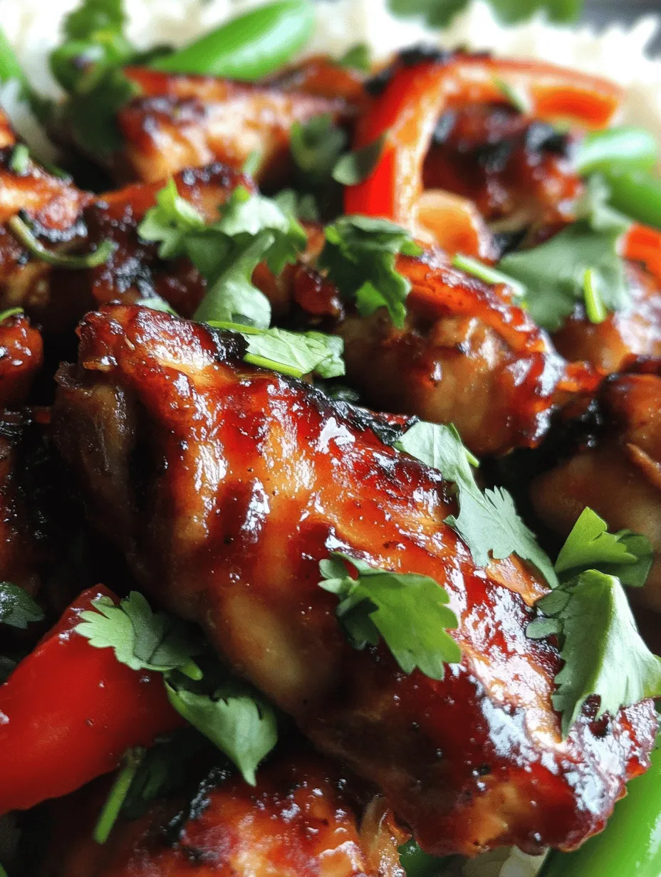 If you’re searching for a dish that perfectly encapsulates the essence of Thai cuisine, look no further than Sweet and Spicy Thai Chicken. This delightful recipe brings together a harmonious balance of flavors, making it a standout choice for any occasion. Imagine succulent pieces of boneless chicken thighs coated in a rich, sticky glaze that beautifully marries the sweetness of honey with the fiery kick of Sriracha. The savory undertones from soy sauce and fish sauce elevate the dish, creating a flavor profile that is both enticing and satisfying.