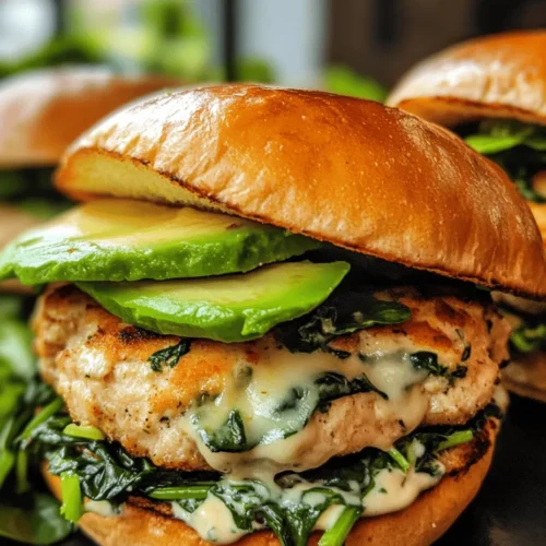In the quest for healthy yet flavorful meal options, the White Cheddar and Spinach Chicken Burgers stand out as a delightful choice. As more people lean towards healthier eating habits without sacrificing taste, this recipe marries the savory richness of ground chicken with the creamy texture of white cheddar cheese and the vibrant freshness of spinach. Ideal for a weeknight dinner or a weekend barbecue, these burgers not only tantalize the taste buds but also provide a nutritious meal that the whole family can enjoy.
