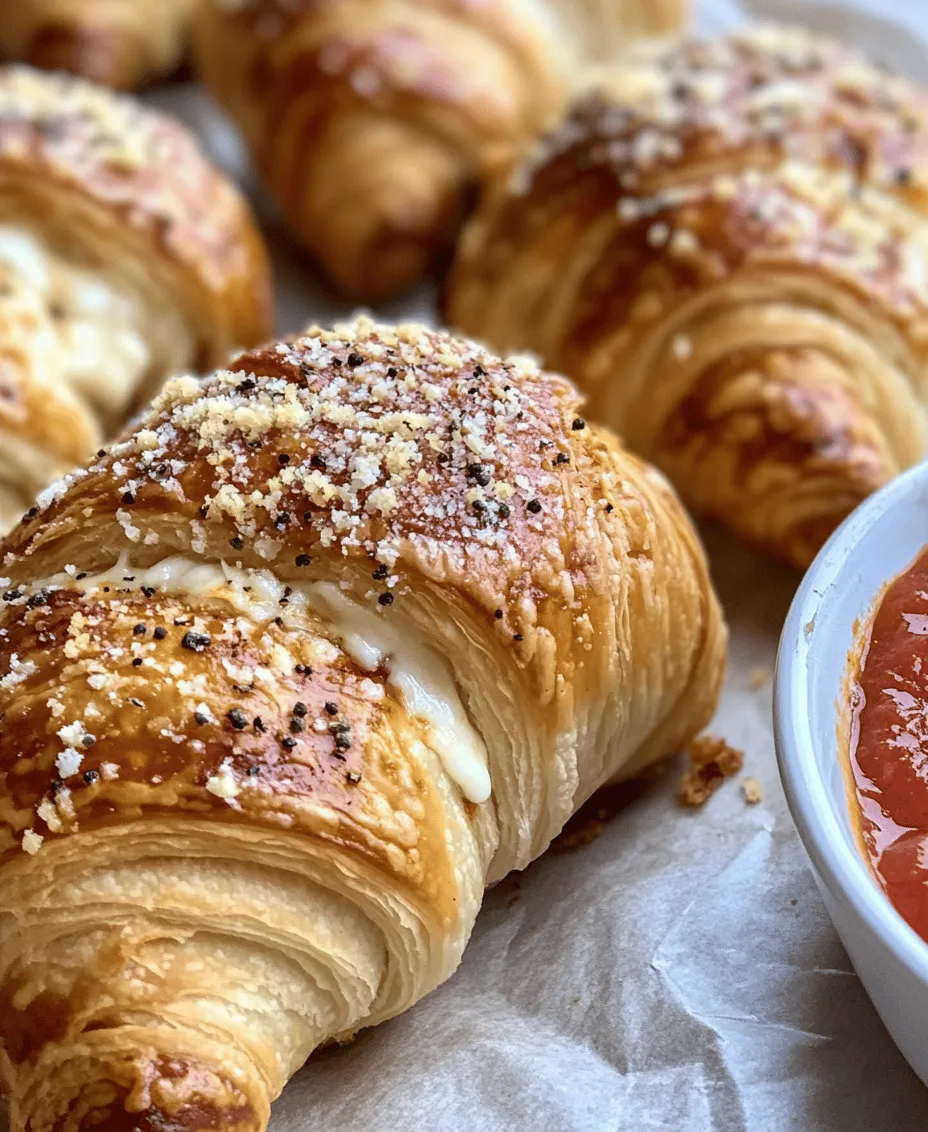 Mozzarella cheese, known for its mild flavor and stretchy texture, is a staple in many Italian dishes. Its creamy richness complements the spicy, savory notes of pepperoni, creating a harmonious blend that tantalizes the taste buds. When melted, mozzarella becomes an indulgent experience, providing a gooey filling that contrasts beautifully with the flaky croissant outside. The combination of these two beloved ingredients makes for a bite that is both comforting and satisfying.