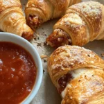 Mozzarella cheese, known for its mild flavor and stretchy texture, is a staple in many Italian dishes. Its creamy richness complements the spicy, savory notes of pepperoni, creating a harmonious blend that tantalizes the taste buds. When melted, mozzarella becomes an indulgent experience, providing a gooey filling that contrasts beautifully with the flaky croissant outside. The combination of these two beloved ingredients makes for a bite that is both comforting and satisfying.