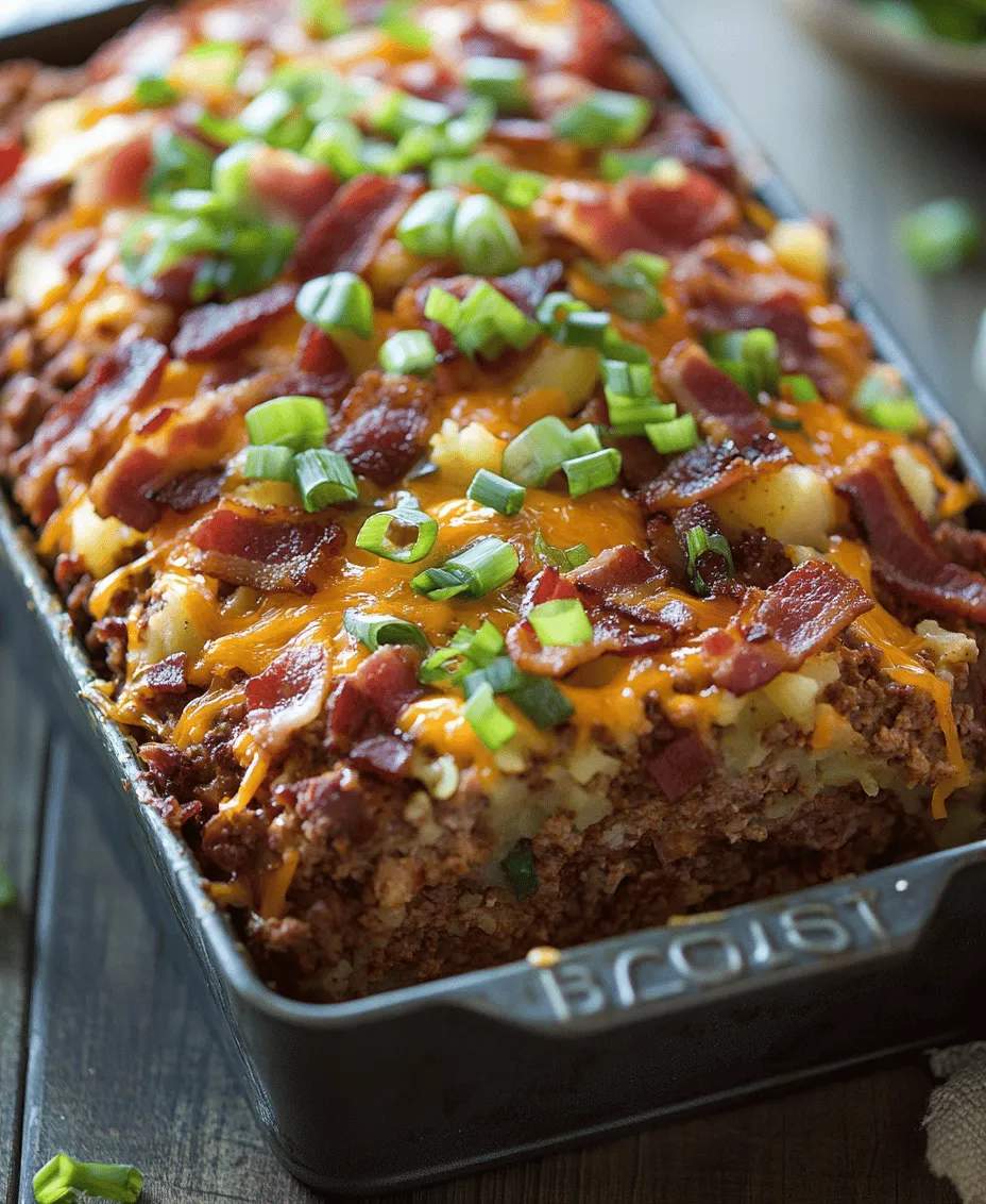 Meatloaf is synonymous with comfort food, often evoking memories of family gatherings around the dinner table or cozy evenings spent with loved ones. This classic American dish is beloved for its simplicity, heartiness, and satisfying nature. Traditionally, meatloaf consists of ground meat mixed with various ingredients, shaped into a loaf, and baked to perfection. However, we’re taking this beloved comfort food to the next level with our Ultimate Loaded Potato Meatloaf recipe.