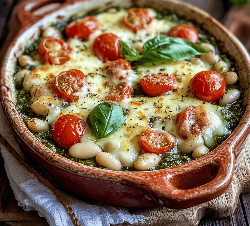 In the world of healthy eating, white beans stand out as a superfood staple. Known for their creamy texture and mild flavor, white beans, particularly cannellini and great northern varieties, are packed with nutrients and versatility. These legumes are not just a side dish; they can be the star of the meal, offering a hearty base for countless recipes. One such delightful dish is the White Bean and Pesto Bake, a comforting and nutritious option that appeals to various dietary preferences, including vegetarian and gluten-free diets.