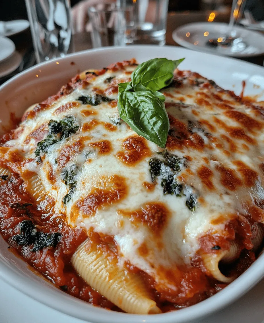 The secret to a delicious dish starts with the ingredients you choose. For spinach and ricotta stuffed shells, you'll want to focus on fresh, high-quality components that not only enhance the flavor but also contribute to the overall nutritional profile of the meal. Let’s take a closer look at each key ingredient.