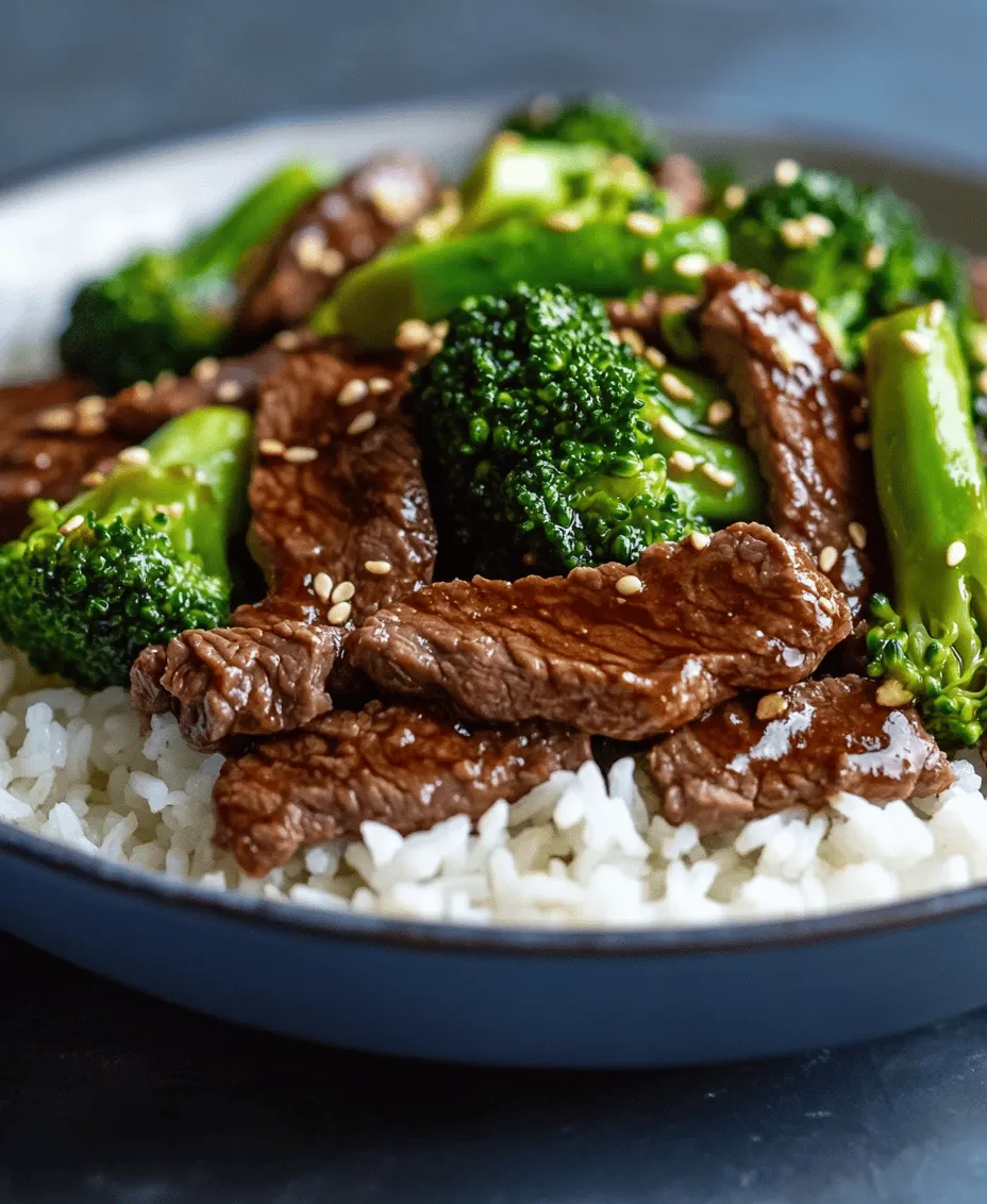 Tender Beef and Broccoli Delight is a beloved dish that has made its way into kitchens around the world, particularly as a staple of Asian cuisine. This delightful stir-fry combines tender slices of beef with vibrant, crisp broccoli, creating a dish that is both visually appealing and satisfying to the palate. The marriage of flavors and textures—juicy beef, fresh broccoli, and a savory sauce—makes it a favorite among families looking for a quick yet nutritious meal.