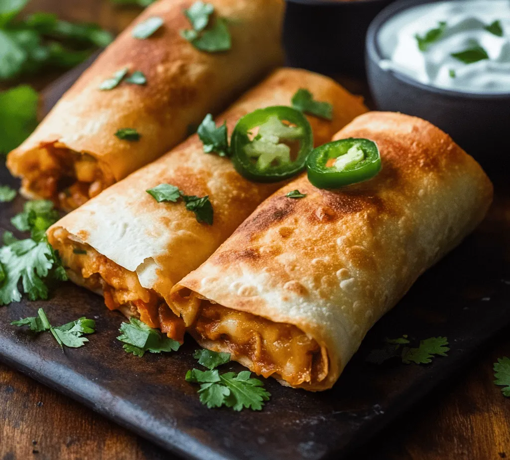 Chimichangas are believed to have originated in the southwestern United States, particularly in Arizona, where they have become a quintessential dish in Tex-Mex cuisine. Their cultural significance cannot be overstated; these deep-fried burritos symbolize comfort and indulgence, often enjoyed during celebrations, family gatherings, and casual weeknight dinners. The crunchy exterior paired with the flavorful filling makes them a favorite among both adults and children alike.