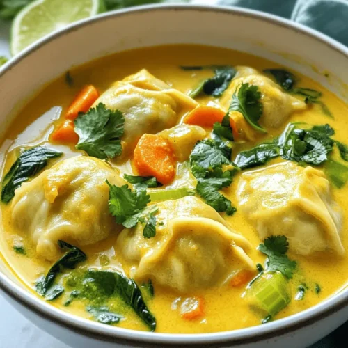 When the temperatures drop and the chill of winter settles in, there's nothing quite as comforting as a warm bowl of soup. This is especially true for those who appreciate the rich, aromatic flavors of Asian cuisine. Today, we are diving into the delightful world of Curry Dumpling Soup—a dish that not only warms you from the inside out but also tantalizes your taste buds with its unique blend of flavors. The combination of soft, pillowy dumplings filled with vibrant, fresh vegetables and enveloped in a creamy, spicy curry broth creates an experience that is both hearty and satisfying.