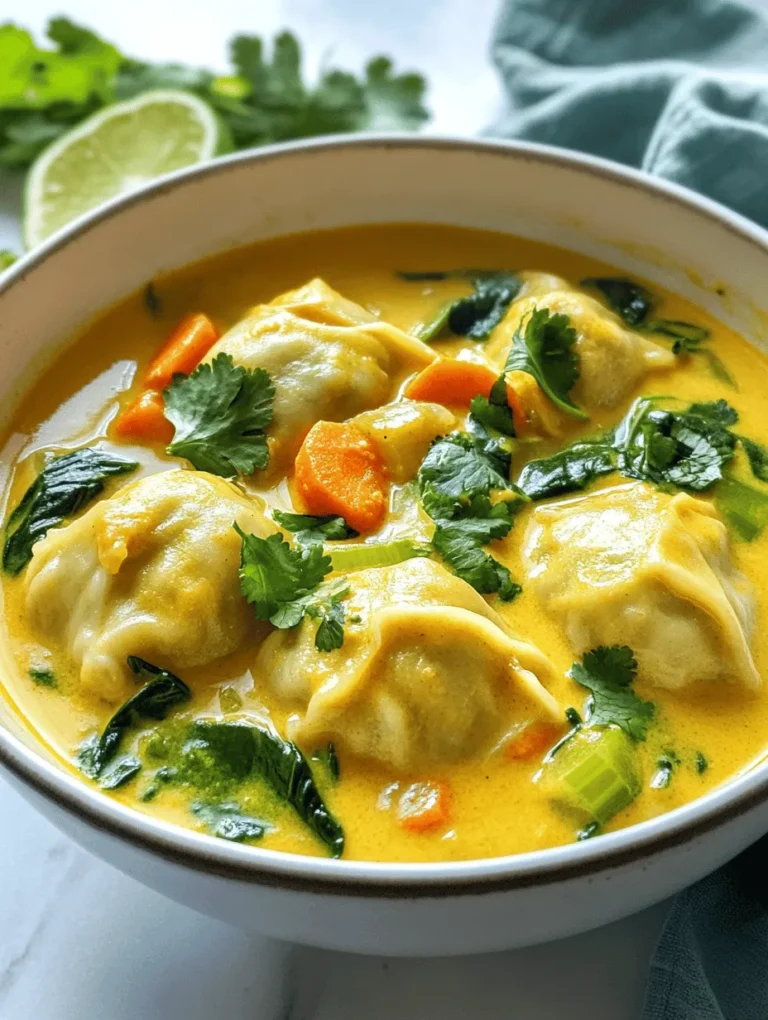 When the temperatures drop and the chill of winter settles in, there's nothing quite as comforting as a warm bowl of soup. This is especially true for those who appreciate the rich, aromatic flavors of Asian cuisine. Today, we are diving into the delightful world of Curry Dumpling Soup—a dish that not only warms you from the inside out but also tantalizes your taste buds with its unique blend of flavors. The combination of soft, pillowy dumplings filled with vibrant, fresh vegetables and enveloped in a creamy, spicy curry broth creates an experience that is both hearty and satisfying.