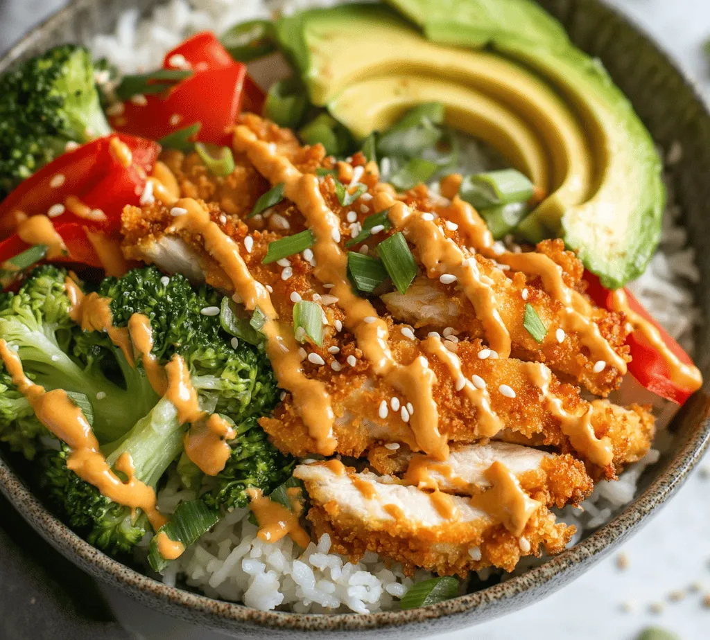 The Bang Bang Chicken Bowl is a culinary masterpiece that tantalizes the taste buds with its perfect blend of crispy chicken, vibrant vegetables, and a tangy, irresistible sauce. This dish has gained immense popularity across the globe, celebrated not only for its bold flavors but also for its eye-catching presentation. Whether served as a hearty meal for lunch or dinner, or even as a crowd-pleasing option for gatherings, the Bang Bang Chicken Bowl is a versatile dish that caters to various dietary preferences.