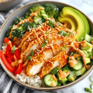 The Bang Bang Chicken Bowl is a culinary masterpiece that tantalizes the taste buds with its perfect blend of crispy chicken, vibrant vegetables, and a tangy, irresistible sauce. This dish has gained immense popularity across the globe, celebrated not only for its bold flavors but also for its eye-catching presentation. Whether served as a hearty meal for lunch or dinner, or even as a crowd-pleasing option for gatherings, the Bang Bang Chicken Bowl is a versatile dish that caters to various dietary preferences.