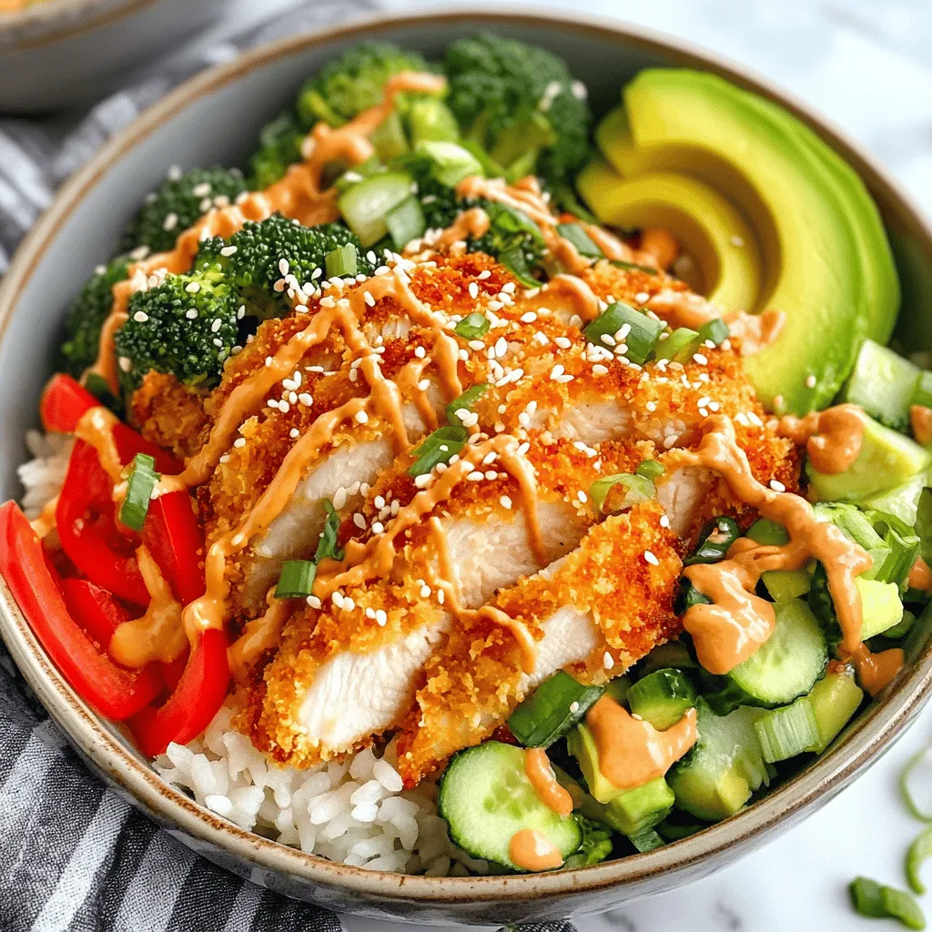 The Bang Bang Chicken Bowl is a culinary masterpiece that tantalizes the taste buds with its perfect blend of crispy chicken, vibrant vegetables, and a tangy, irresistible sauce. This dish has gained immense popularity across the globe, celebrated not only for its bold flavors but also for its eye-catching presentation. Whether served as a hearty meal for lunch or dinner, or even as a crowd-pleasing option for gatherings, the Bang Bang Chicken Bowl is a versatile dish that caters to various dietary preferences.