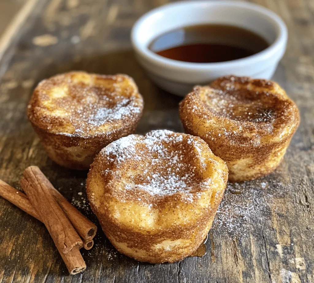 Welcome to the delightful world of Cinnamon Sugar French Toast Muffins, where the essence of a classic breakfast favorite is transformed into a convenient and delectable treat. Imagine the comforting flavors of traditional French toast, now encapsulated in a muffin form, perfect for those busy mornings when you crave something special without the hassle of cooking up a full breakfast spread. This recipe not only provides a mouthwatering experience but also utilizes day-old bread, making it a sustainable choice that reduces food waste.