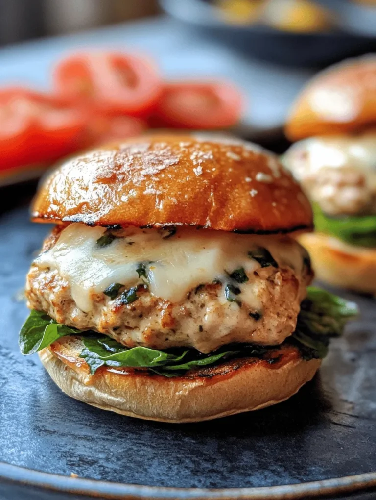 In the world of gourmet burgers, chicken has carved out its own delicious niche, often outshining traditional beef patties with a lighter, yet equally satisfying alternative. One standout recipe in this realm is the Creamy White Cheddar & Spinach Chicken Burger. This delightful dish marries the rich, tangy flavor of white cheddar cheese with the earthy freshness of spinach, creating a mouth-watering experience that is both indulgent and nutritious.