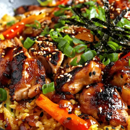 Fried rice is a beloved dish across many cultures, each putting their own unique spin on this classic. From the vibrant flavors of Chinese Yangzhou fried rice to the spicy kick of Thai basil fried rice, this dish has a universal appeal that transcends borders. However, one fusion variant that has recently gained popularity is the Japanese BBQ chicken fried rice. This dish beautifully combines the rich, savory flavors of Japanese cuisine with the comforting elements of fried rice, creating a meal that is both satisfying and quick to prepare.