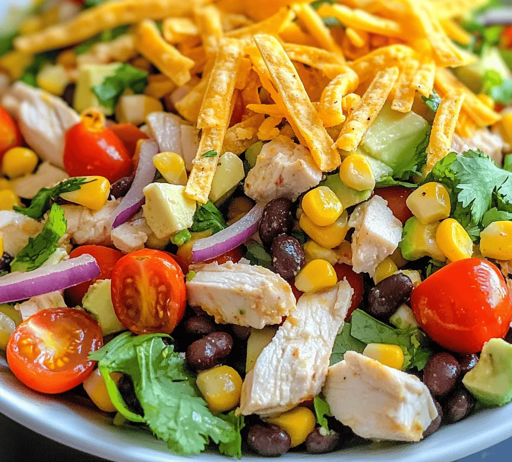 The Zesty Tex-Mex Chopped Chicken Salad is not just a meal; it's a vibrant celebration of flavors and nutrients that embodies the essence of Tex-Mex cuisine. With its bold flavors and colorful ingredients, this salad is an attractive choice for anyone looking to infuse their dining experience with a zest of excitement while maintaining a health-conscious approach. As we become more aware of the benefits of fresh, nutritious ingredients, the appeal of Tex-Mex cuisine has soared, allowing us to enjoy a variety of tastes while also prioritizing our health.